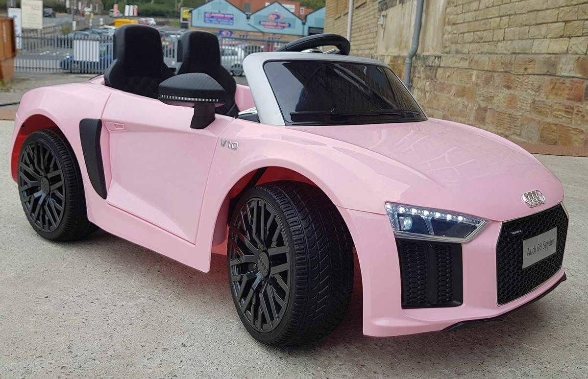 Pink Audi Audi R8 Spyder Kids Licensed AUDI R8 Spyder 12V