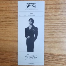 Han Official Monochrome Photo Receipt Stray Kids ATE  Limited ATE Version
