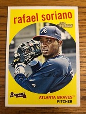 Rafael Soriano 2008 Topps Heritage Braves Card #218  *2694*