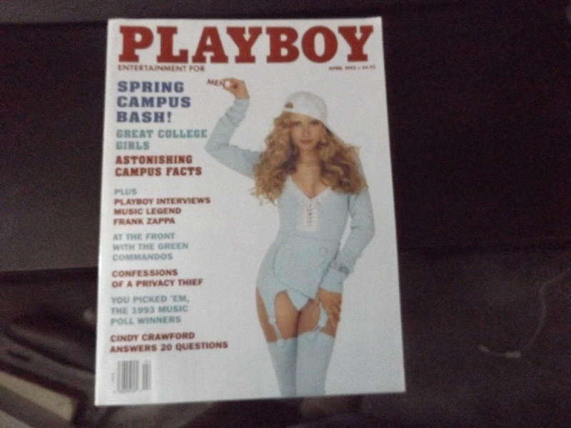 Playboy April 1993-Tonja Christensen on the cover