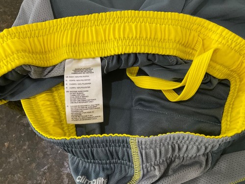 Adidas Men's Athletic Shorts Size Large Green Shades 9 Inch Inseam F52 - Picture 5 of 7