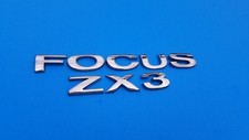 99 00 01 02 03 04 05 06 07 Ford Focus Zx3 Rear Emblem Logo Badge Used Set A23