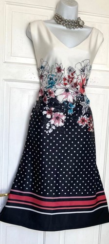 BONMARCHÉ GORGEOUS FLORAL PRINT OCCASION PARTY DRESS SIZE 24 - Picture 3 of 6