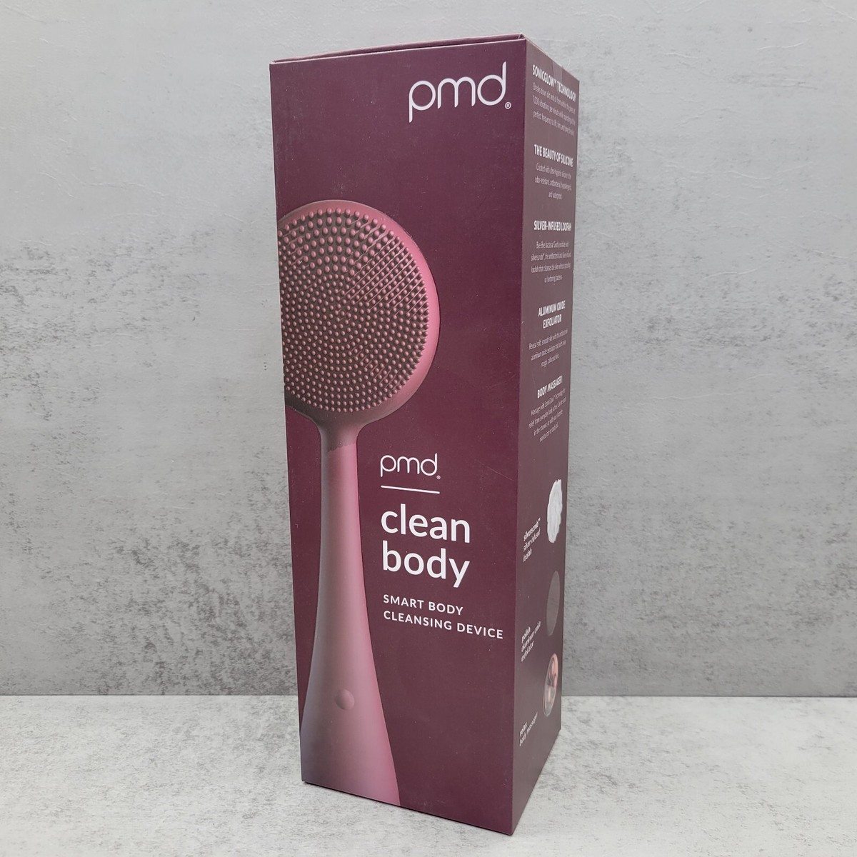 PMD Clean Body Smart Body Cleansing Device with Silicone Brush