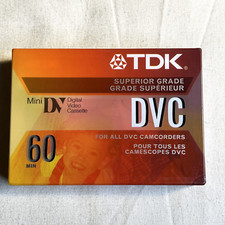 TDK Mini DV Video Cassette DVC60 60 Minute Sealed