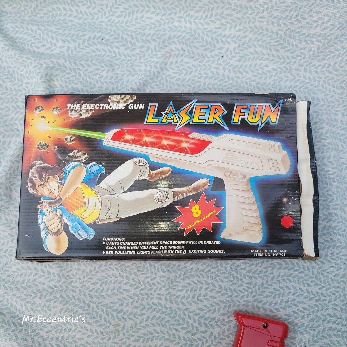 VTG Atomic LASER Gun Toy Electronic Space Ray SHOOTER COSMIC