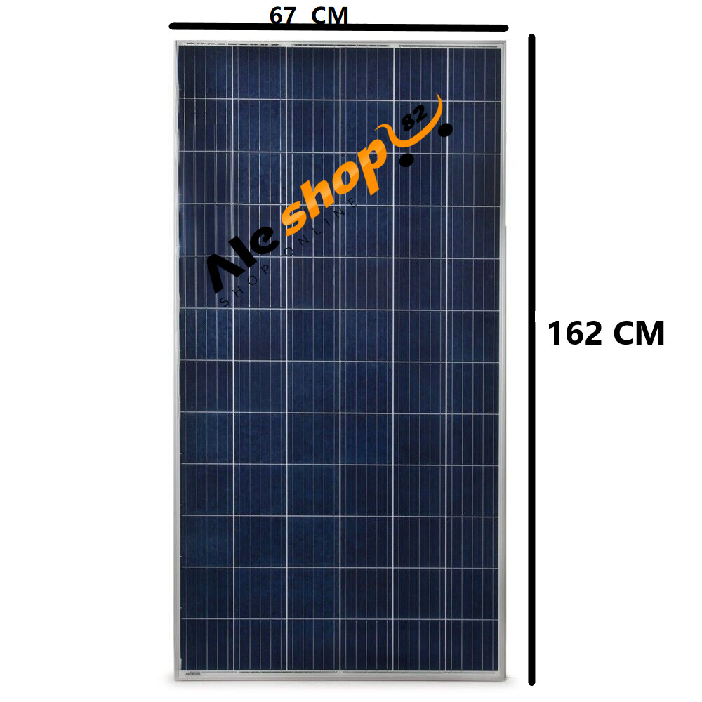 Pannello solare monocristallino 320W 12V per camper