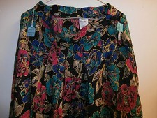 NWT VTG From JC Penny's PLEATED Skirt SIZE 16 MULTI-COLOR
