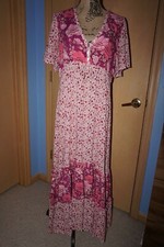 Spell and Gypsy Collective Winona Berry Dress Size L ! Rare!