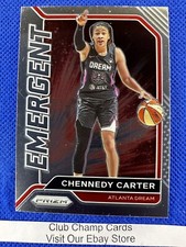 2021 #4 Chennedy Carter WNBA Panini Prizm Emergent Insert Dream