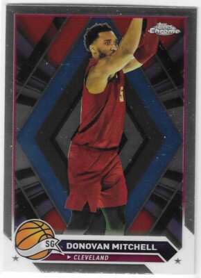 2024 TOPPS CHROME #45 DONOVAN MITCHELL CLEVELAND CAVALIERS