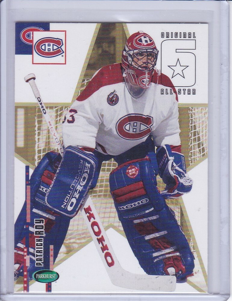 Patrick Roy All-Star 2003 Parkhurst Original Six Montreal Hockey Card 69
