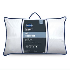 Silentnight Air Comfort Pillow Hypoallergenic Side Back Front Sleeper Bouncy