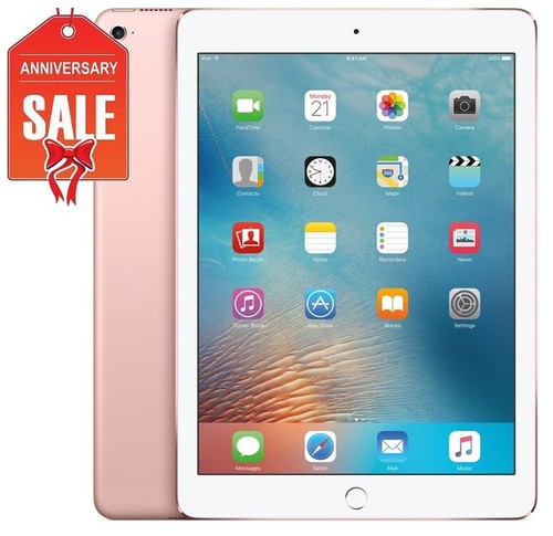 Apple iPad Pro 9.7" Wifi or Cellular Unlocked 32/128/256GB Gray Silver Gold Rose - Picture 9 of 10