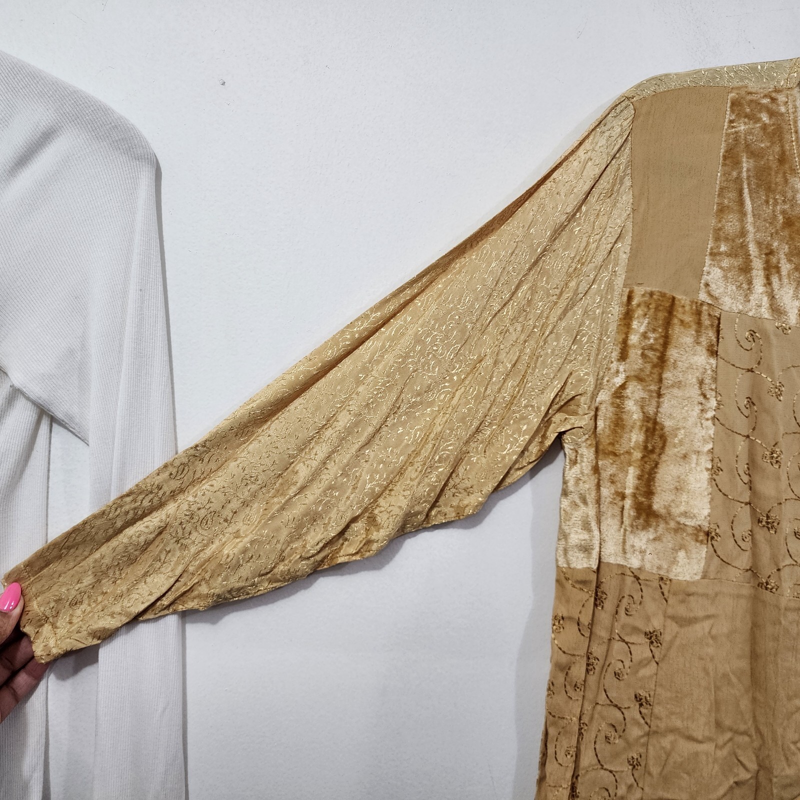 Shopping with Anthony Patchwork Button Up Blouse … - image 5