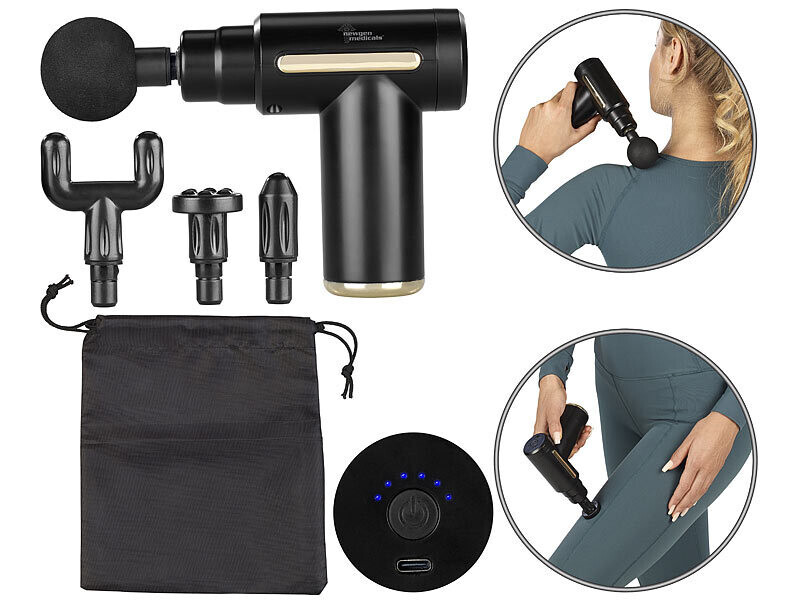 Pistolet de massage anti courbatures et nœuds musculaires portable