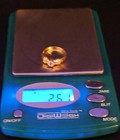 14k MB Stamped: Large Stone Did Not Test Real; 14k Gold Solitaire Ring, Size 6 — photo 3