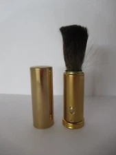 Vintage Lipstick Tube Style Blush Cosmetic Retractable Powder Brush Vanity Decor