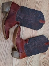 Vintage Acme Dingo boots size 7m brown leather
