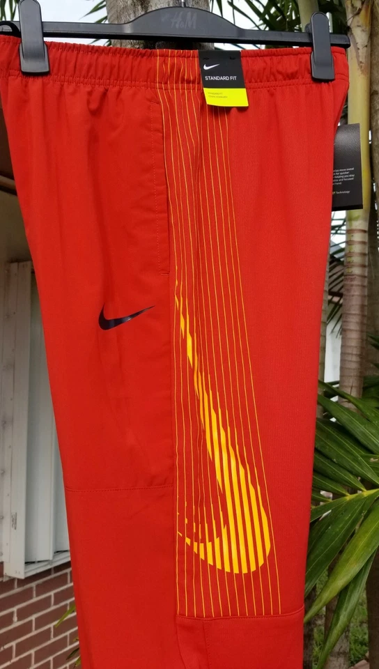 🆕 TALLA MEDIANA ÚNICA RARA🔥 Pantalones de fútbol o entrenamiento Nike para hombre rojos AQ0457-622 Foto 4 de 4