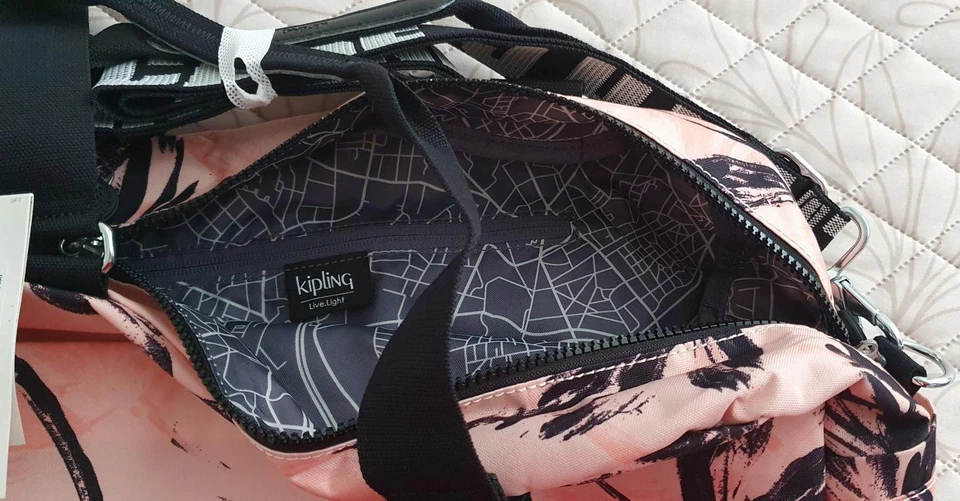 neue KIPLING® DENY mittelgroße Wochenendtasche in Coral Flower- NP 99€ - Bild 4 von 4