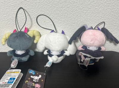 Lloromannic & Cinnamoroll Neo Gothic Devils Mascot Plush Doll Set