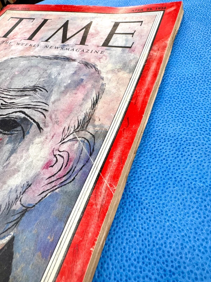 Time Magazine April 23 1955 Freud - Truman Eisenhower Churchill Vol LXVII No. 17 - Image 2 of 4