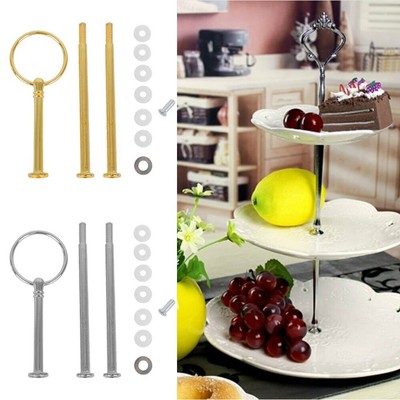 Wunderschöne 3 Ebenen Kuchen Cupcake Platte Ständer Griff für DIY Party Desserts