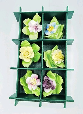 Royal Adderley Floral Bone China Tischkartenhalter handbemalt