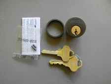 Schlage Everest Mortise Cylinder- Oil Rubbed Bronze- New- 1 1/8"- Adams-Rite Cam