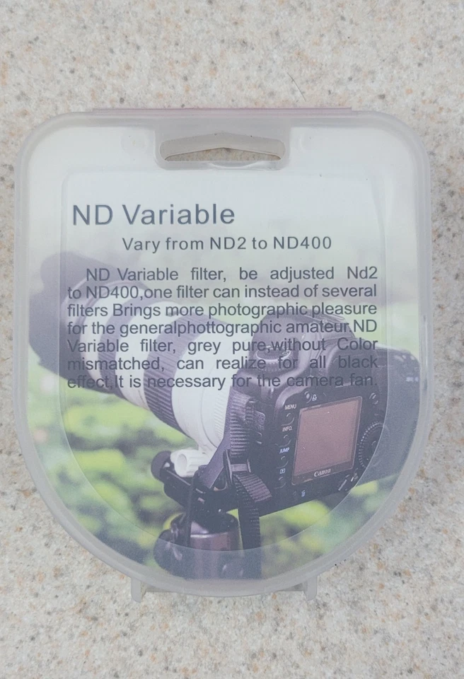 Variable Neutral Density Fader NDX Filter ND2 to ND400 77mm - Image 2 of 3