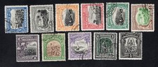 Mozambique 1918-25 11 stamps Mi# used/MH