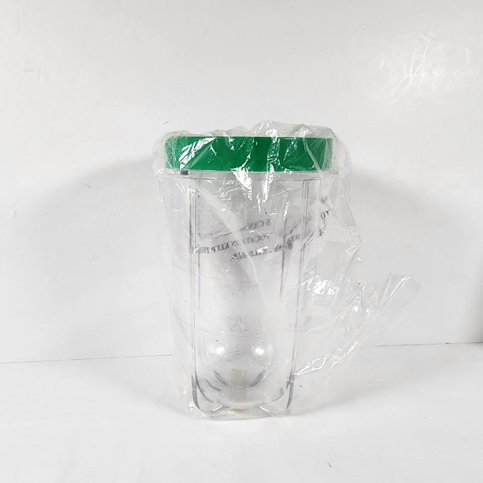 4 Magic Bullet Blender Mugs Cups With Rings & Lids Replacement (4) Parts Gaskets - Image 3 of 4