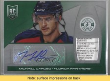 2013 Totally Certified Platinum Green Tag 1/5 Michael Caruso Patch Auto READ 4j1