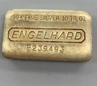 Engelhard 10 Troy Ounce 999+ Fine Silver Bar P239493 L24792