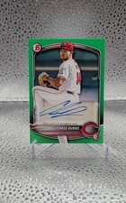 2025 Bowman - Paper Prospect Retail Autographs Chase Burns #BPA-CB Green /99 