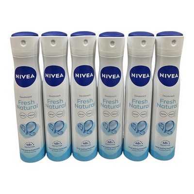 Nivea  Fresh natural Long Lasting Freshness 48h Protection 200ml /6.76oz (6 Pack