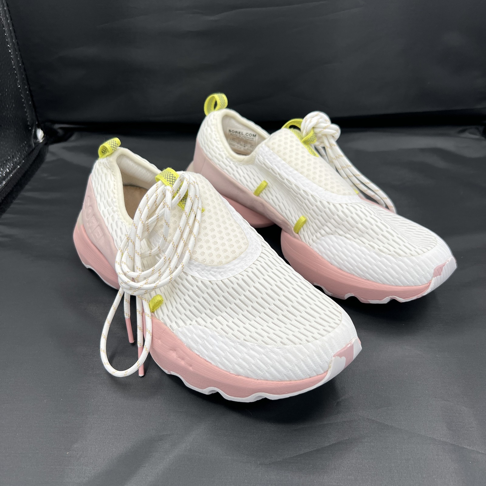 SAOLA Scarpe Sorel Kinetic Impact stringate donna taglia 9 5 maglia running NL4694 101 sneakers