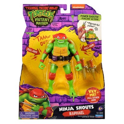Teenage Mutant Ninja Turtles Mutant Mayhem 15cm Figur: Ninja Shouts Raphael