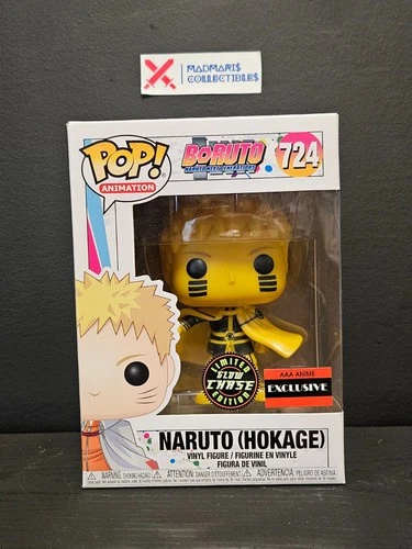 FUNKO POP ANIMATION - BORUTO - NARUTO HOKAGE (CHASE) - #724 - Glow in the Dark