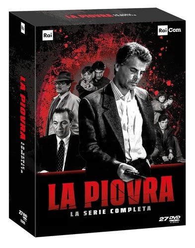 27 Dvd LA PIOVRA la serie completa stagione 1-10 Michele Placido nuovo sigillato