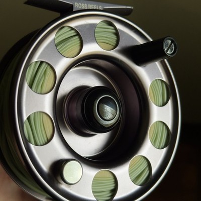 Ross Rhythm 3.5 6/8 wt Fly Reel w/New Scientific Angler WF-8 Fly