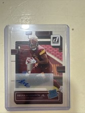 2022 Panini Clearly Donruss - Rated Rookie Brian Robinson Jr. #77 Autograph
