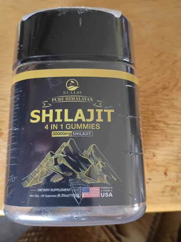 Shilajit for Men & Women Gummies | 30000mg High Potency 4-in-1 .