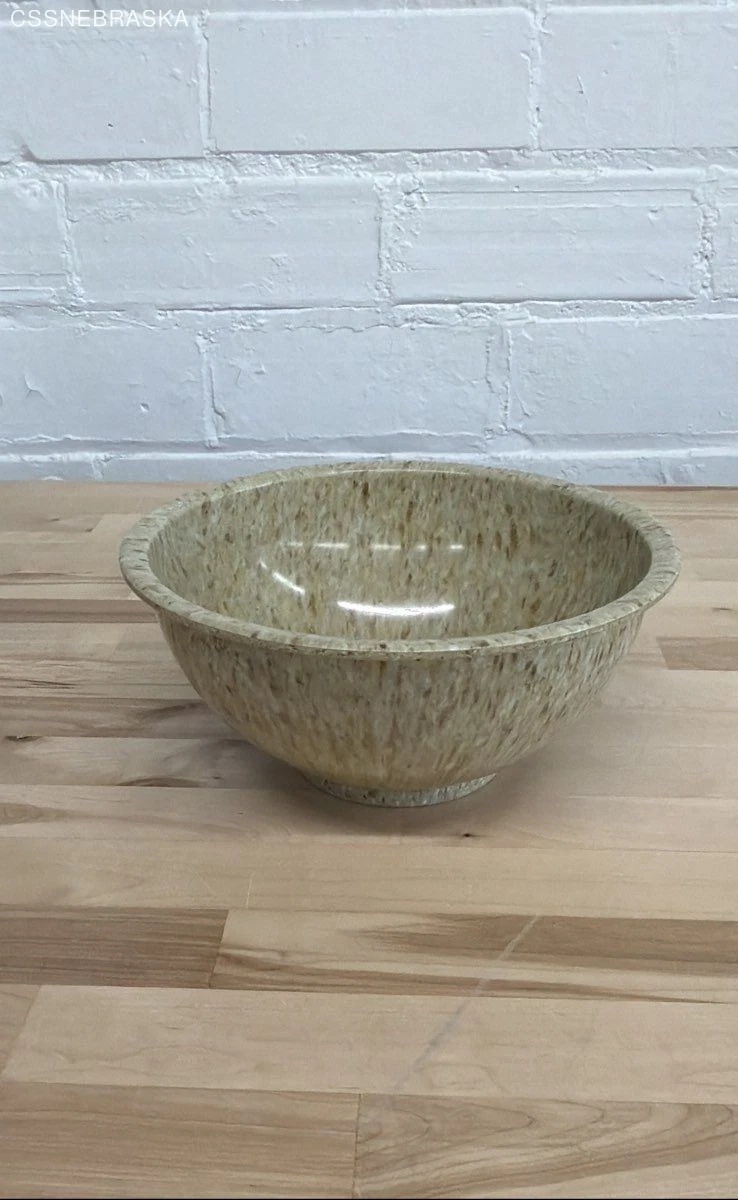 Vintage confetti splatter mixing bowl