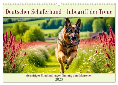 Claudia Kleemann | Deutscher Schäferhund - Inbegriff der Treue (Wandkalender...
