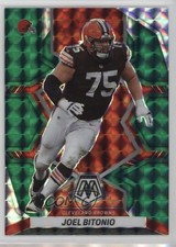 2022 Panini Mosaic Green Mosaic Prizm Joel Bitonio #225 11sc