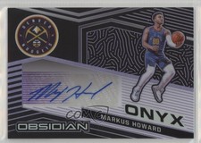 2020-21 Panini Obsidian Onyx Electric Etch Purple 68/75 Markus Howard Auto 02l6