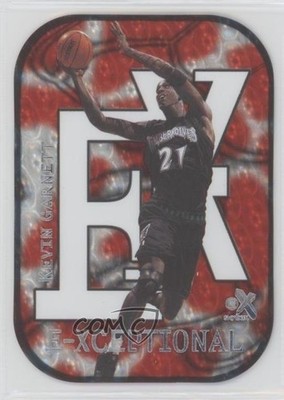 1999-00 Skybox E-X E-Xceptional Kevin Garnett #2XC HOF 0p6y