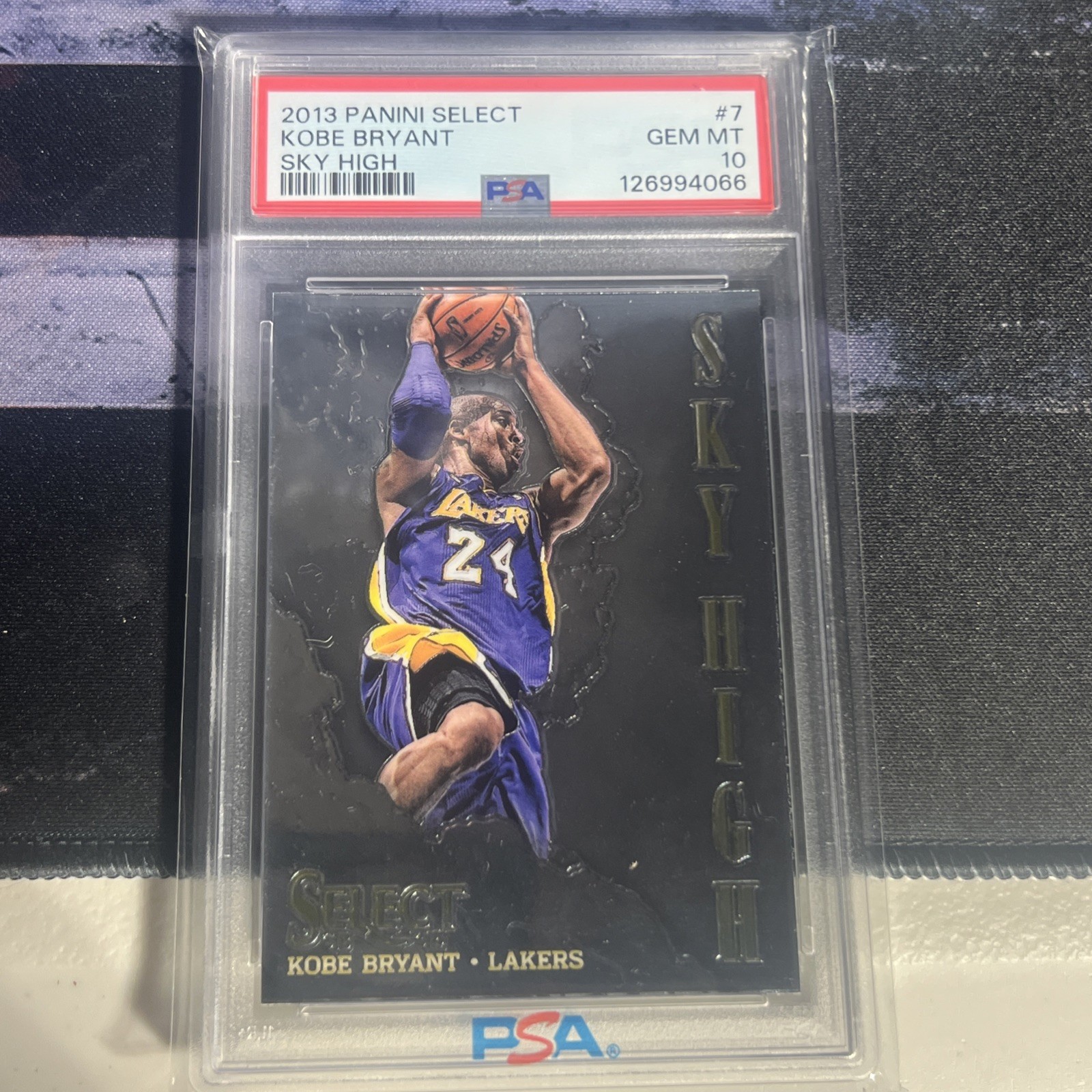 Kobe Bryant  Rare  2013 Select Sky High PSA 10 Gem Mint Low Pop